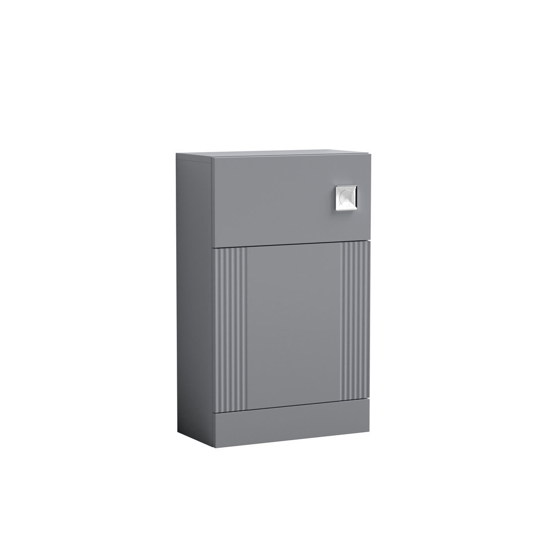 Nuie Satin Grey Deco Toilet Unit | | Mdf | 500Mm - Image 3