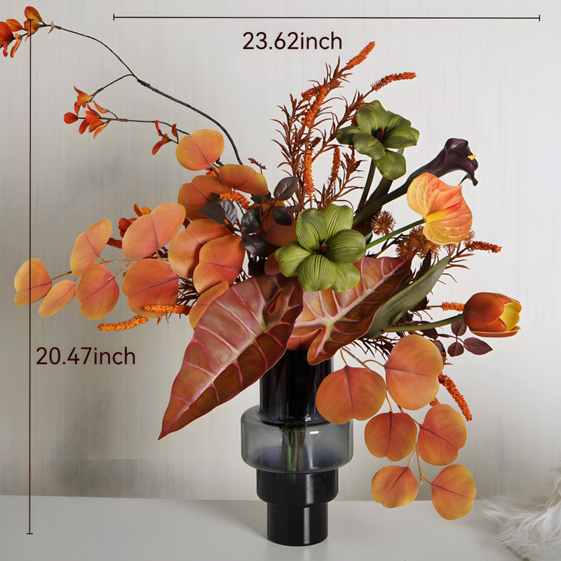 Ornements de fleurs simulées