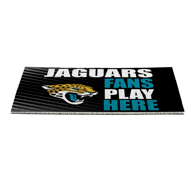 Tapis en PVC Jacksonville Jaguars Fan, 28 po x 16 po