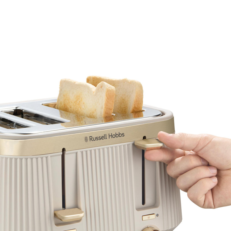 Rusell Hobbs Bronte 4 Slice Toaster, Cream
