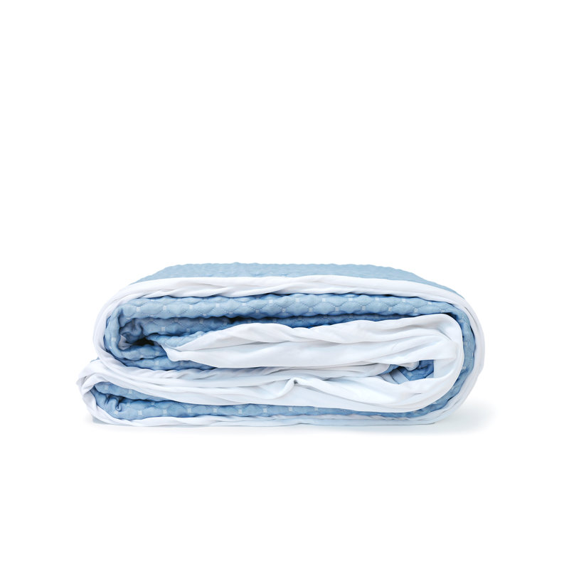 Aere Crystal Blue Cooling Waterproof Queen Mattress Protector