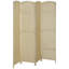 Paravent, écran d'intimité pliable à 4 panneaux, cloison autoportante de 5,6 pi de hauteur pour bureau à domicile, chambre à coucher, beige, bois-536901997-545532445