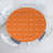 East Urban Home Vehicle Fitted Round Tablecloth Dark Orange and Mustard-850003840