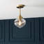Rodolfo Glass Semi Flush Mount-999981398