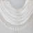 Irina Diamond Sheer Embroidered Single Waterfall Valance-518592283