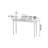 Walnut Narrow Strip Depth 15.74-inch Writing Desk-1298405451
