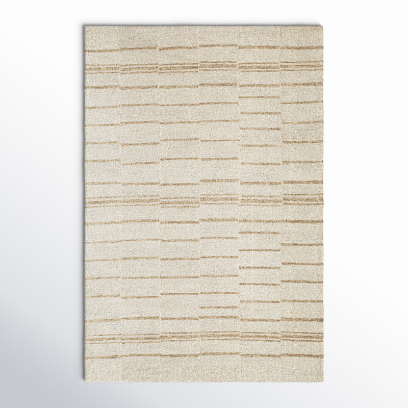 Demie Wool Striped Indoor Rug, Rectangle 5' x 7'6"