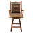 Fireside Lodge Hickory Log South Fork Swivel Counter Stool with Arms - Customer Material