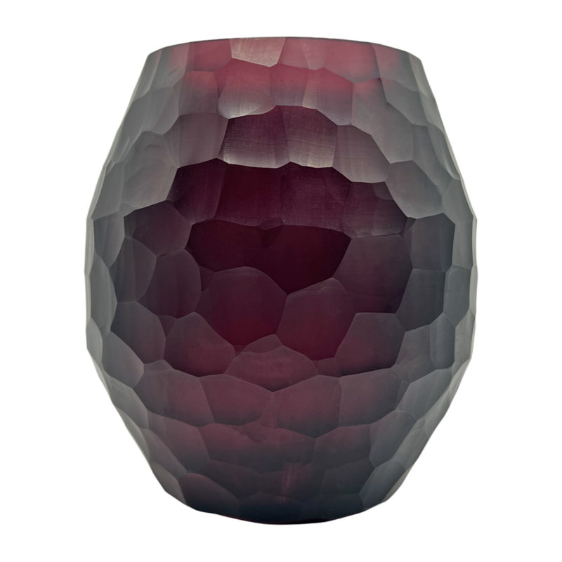 Vase en verre 7 po