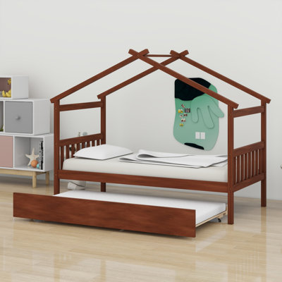 Lit House avec lit gigogne