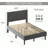Linen Fabric Bed Frame-341405483-341405476