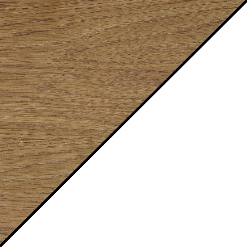 Country Oxford End Table With Built-In Charging Station, Dual Outlets, USB Ports, And Extended Power Cord