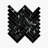 Nero Marquina Polished 1x4 Herringbone Marble Mosaic