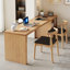 Bureau rectangulaire en bois massif Burlywood-109598541