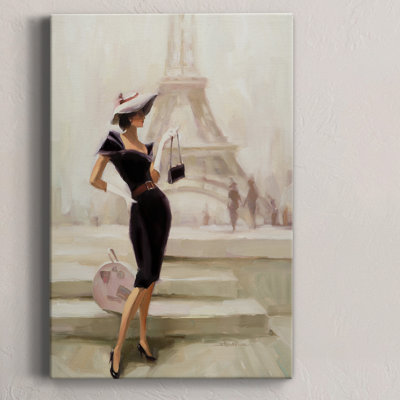 «Love, from Paris», peinture sur toile tendue
