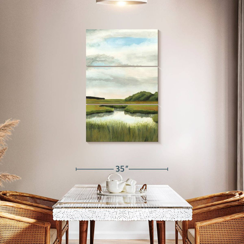 Alvord Marsh Landscape II, H 45 po x l 28 po