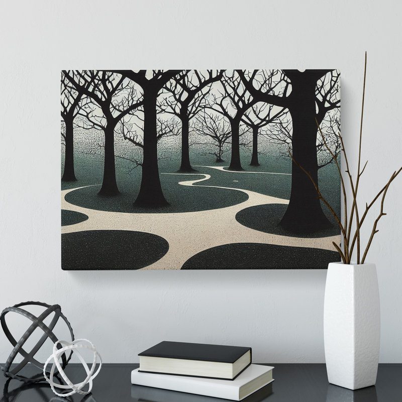 Flawless Tree Forest - Wrapped Canvas, 50cm H x 76cm W x 3cm D