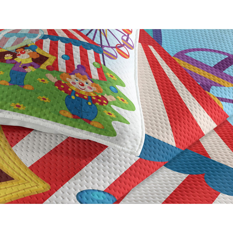 Polyester Coverlet, King Bedspread + 2 Shams