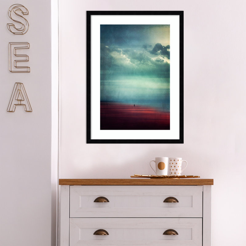 «Ione Enjoying Silence» par Ansel Adams - reproduction de photo encadrée, H 26 po x l 19 po, Papier avec cadre noir