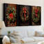 DCLxxi - Art de Noël sur toile tendue sur mesure - 3 pièces-1186183083