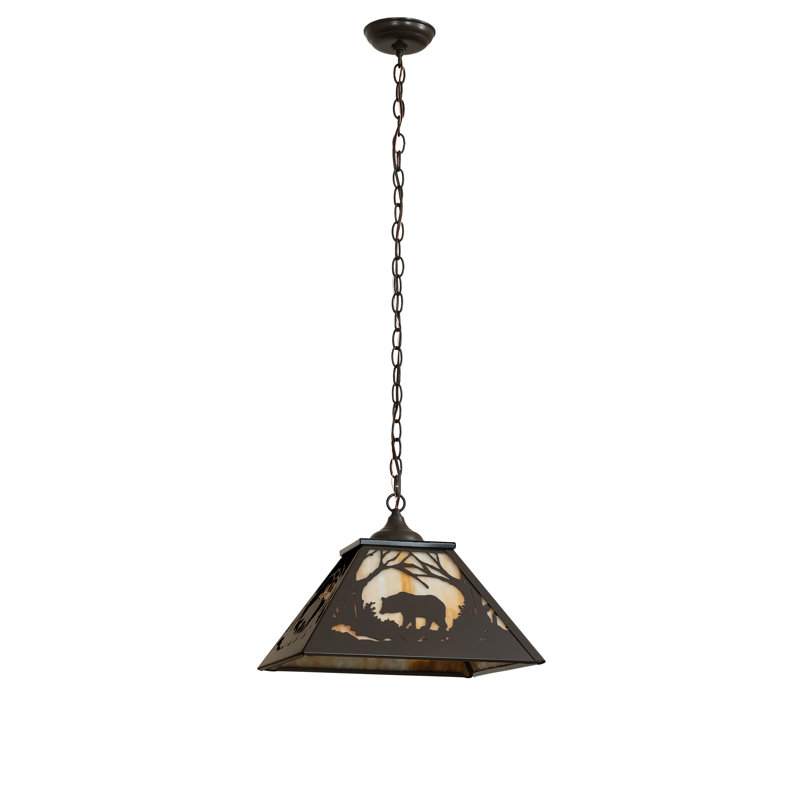 Rustic Lodge 2 - Light Pendant, Timeless Bronze