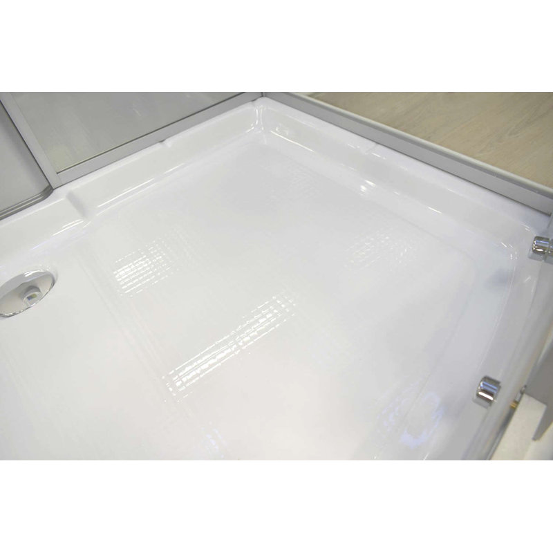 Vidalux SS1200 Rectangular Hydro Shower Cabin Enclosure 1200 x 850, White
