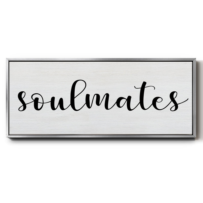 Soulmates- Framed Canvas, 24" H x 60" W