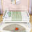 Wood Platform Bed with Safety Rails-2048389024