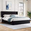 Structure de lit plateforme tapissier avec rangement relevable-187016809-187016813