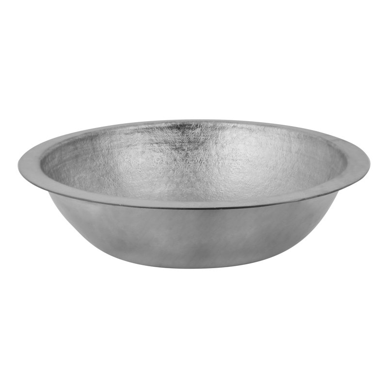 Terra Firma 16'' L Bathroom Sink, Nickel
