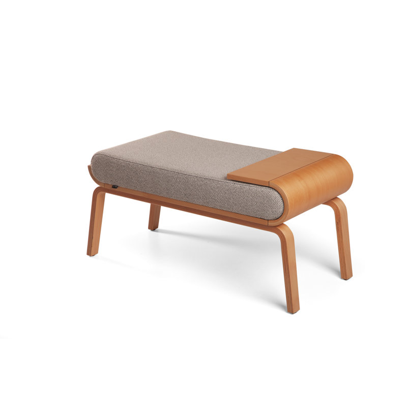 So Upholstered Bench, Natural