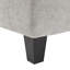 Canapé modulaire en U 103,5 po - Chenille gris avec deux méridiennes, poches de rangement et coussins d'accoudoirs pour le salon