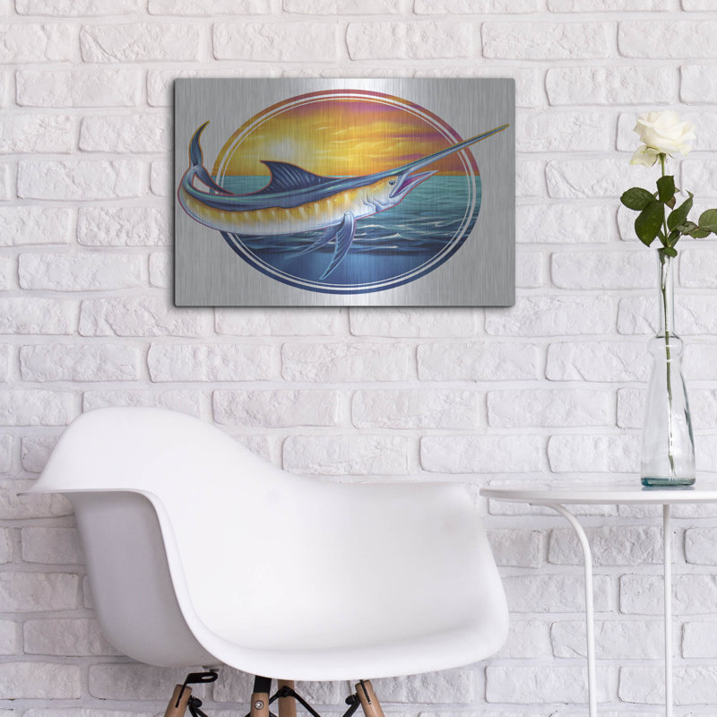 "Illustration Marlin" par Flyland Designs, H 16 po x l 24 po