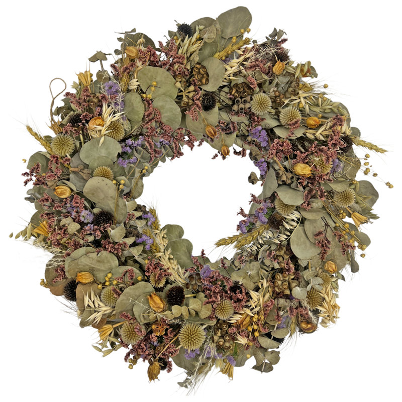 20" Preserved Spring Eucalyptus Mix Wreath