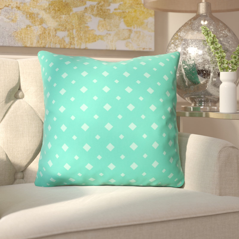 Coussin extérieur Craftbelly Twinkle Emerald, 18 po x 18 po