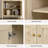 70.9"H*30.7"W 3-Tier Book Cabinet Storage Bookcase-1316262222