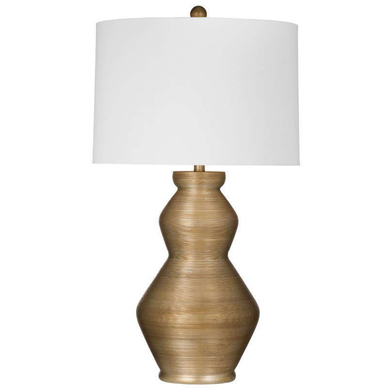 Langston 34" Antique Gold Modern Table Lamp