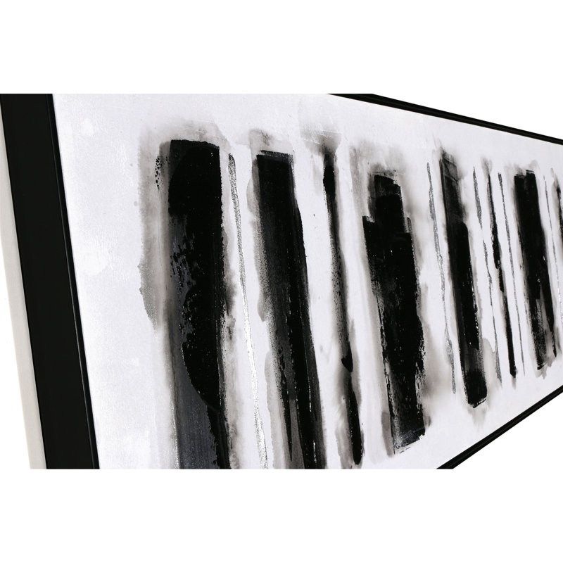 « Striation »-cadre flottant, reproduction d’art sur toile