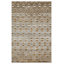 Tapis brun en polypropylène tissé à la main Andile-1111432228