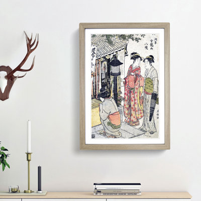 Enmei Jizo by Torii Kiyonaga - Picture Frame Painting Print
