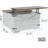 Coffee Table with Storage, Farmhouse Square Storage Coffee Table with Hinged Lift Top, Square Wood Center Table, Cocktail Table with Large Hidden Storage Compartment for Living Room-2101435720