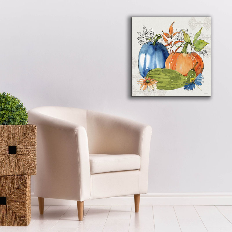 «Fall Sweet Fall 2» par Anne Tavoletti, art mural sur toile, H 26 po x l 26 po x P 1,5 po