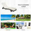 Chaise longue en osier Outsunny-1173001939-1173001936