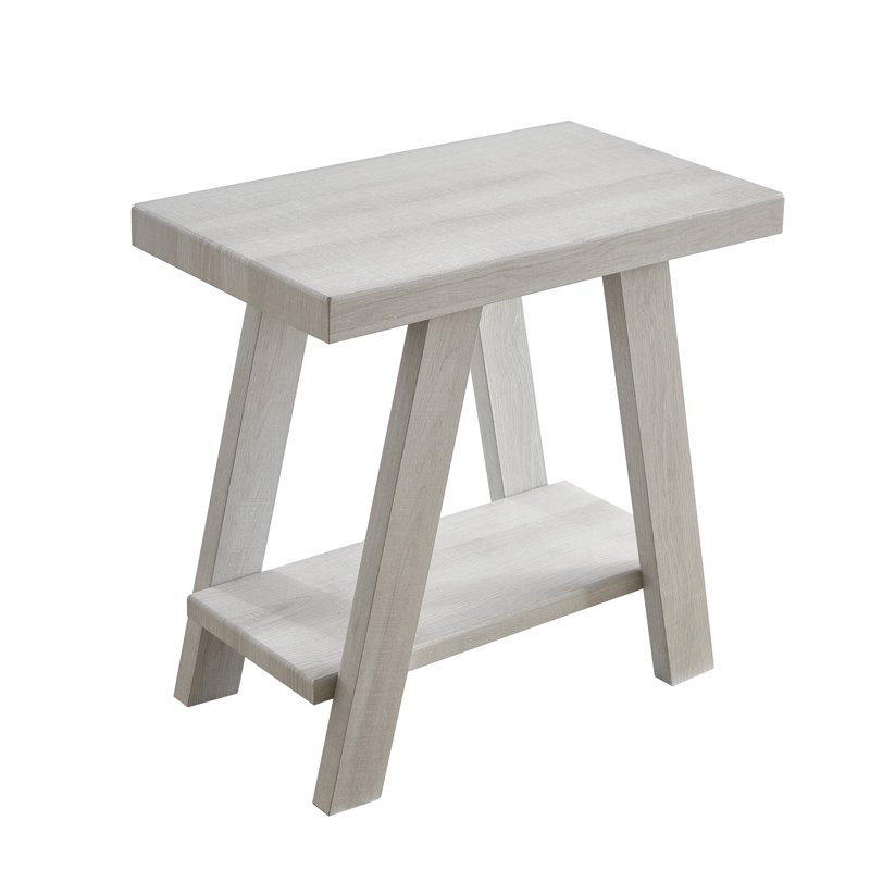 Angeleca End Table, White