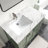 Anvay 36 in. Single Sink Freestanding Bath Vanity in Forest Green with Carrara Marble Top-1730614988-1621704773