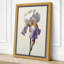 Iris in Bloom Botanical 1 Piece Wrapped Canvas Wall Art-688711875-688711887