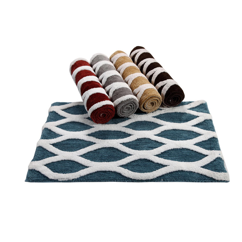 Yamada Non-Slip Bath Rug, Brown
