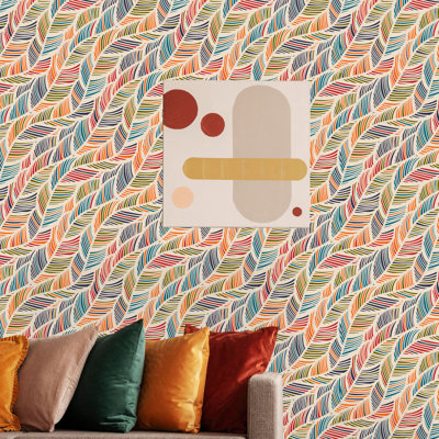 Rouleau de papier peint pelez et collez