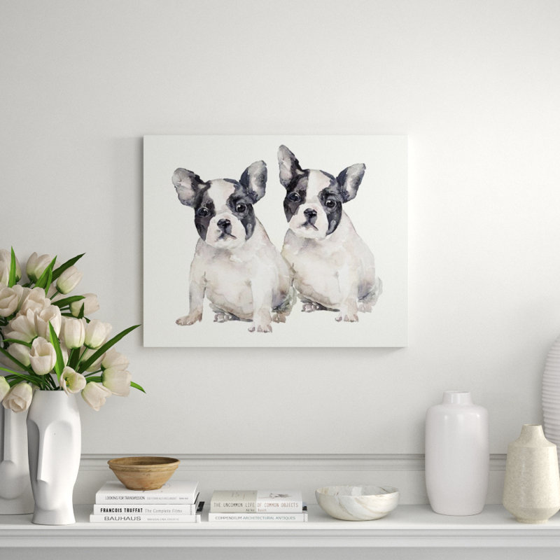 Angel And Alice Print by Sara Brown, Glass Coat, 40" H x 50" W