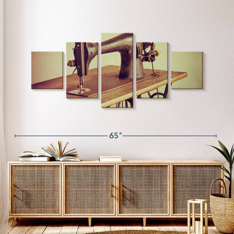 Sewing Machine, 24" H x 55" W